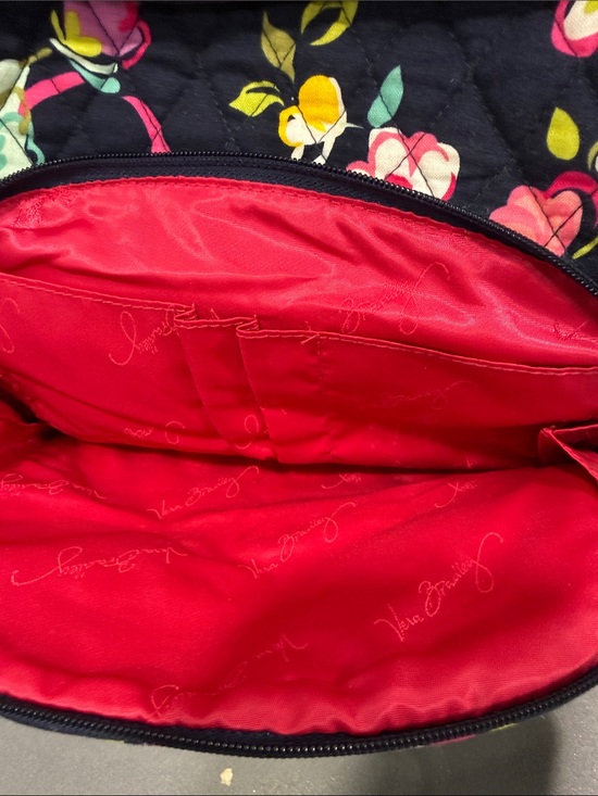 Vera Bradley quilted cotton backpack in retired ribbons print main image 8